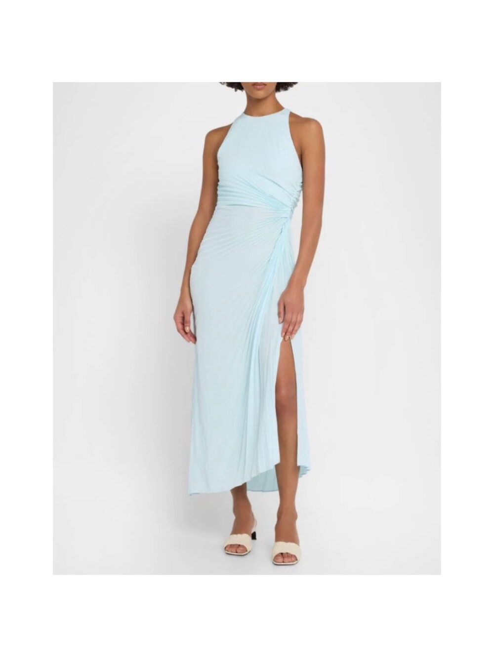 ALC RAEGAN CASCADE PLEATED DRESS